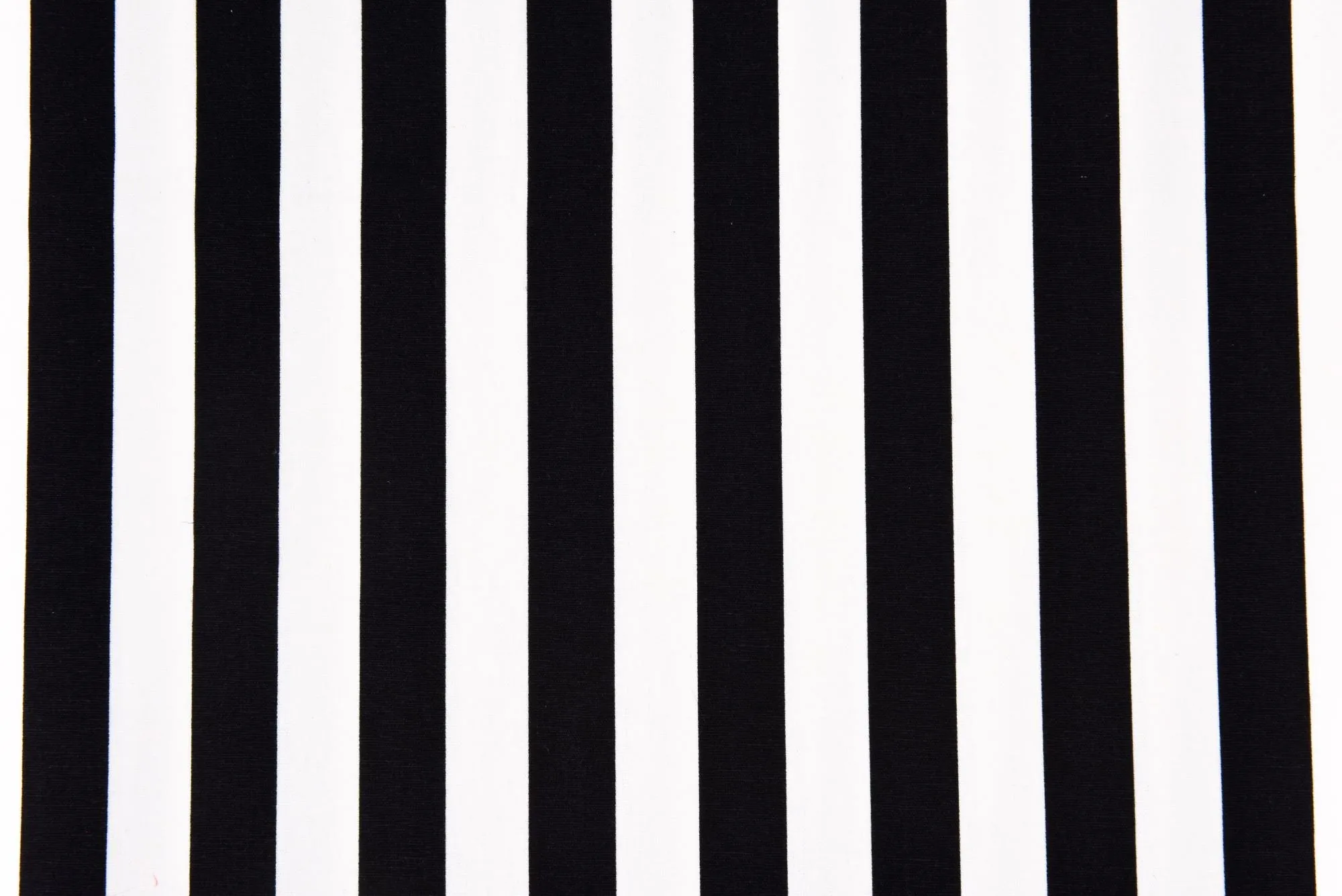 100% Cotton Half Panama Printed Fabric / Canvas printed Fabric /  Black White Thick stripes  Digital Print  Fabric