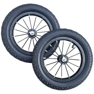 12" Balance Bike Alloy Wheels Set with Rubber Air