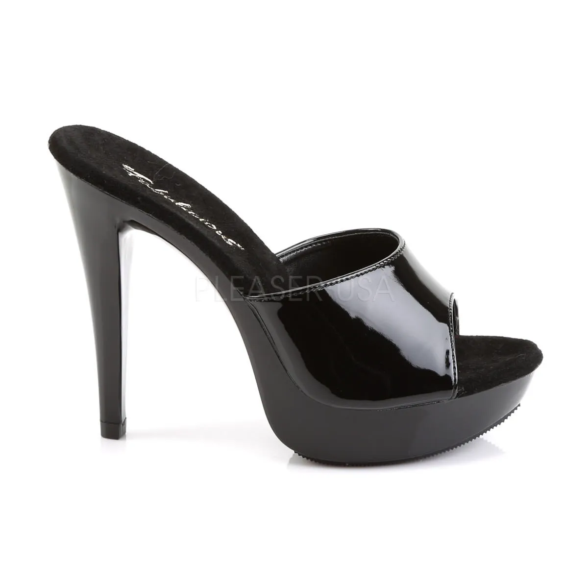 5 Inch Heel COCKTAIL-501 Black Patent