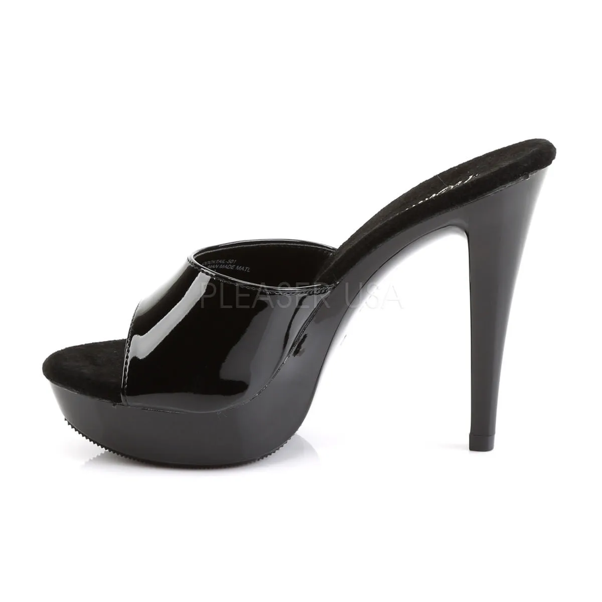 5 Inch Heel COCKTAIL-501 Black Patent