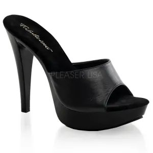 5 Inch Heel COCKTAIL-501L Black Leather