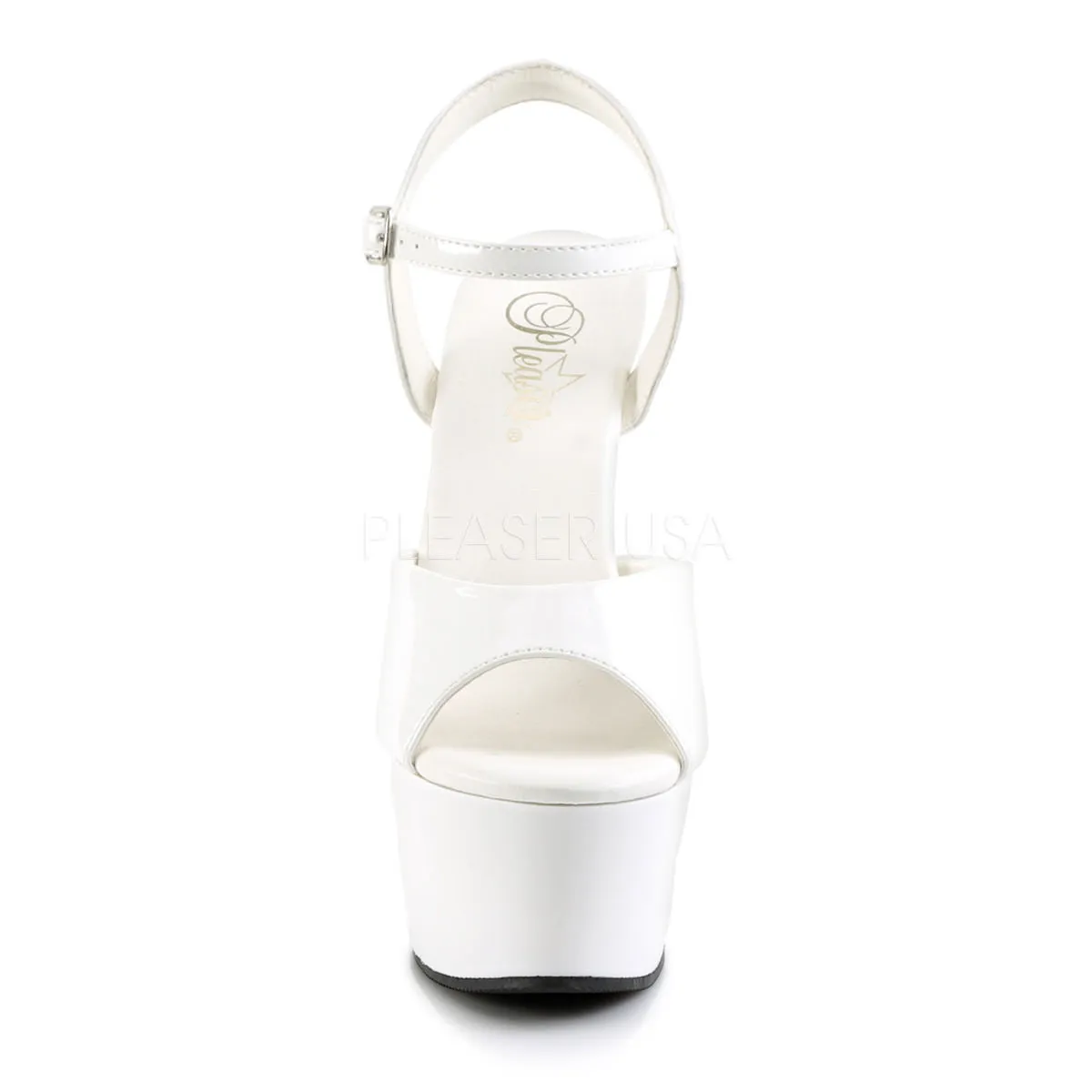 6 Inch Heel ASPIRE-609 White Patent