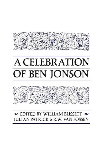 A Celebration of Ben Jonson