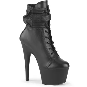 ADORE-1020POUCH Black Calf High Boots