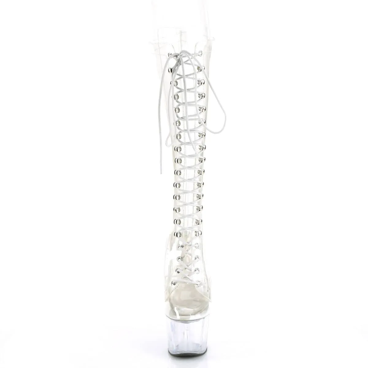 ADORE-2020C Clear Knee High Boots