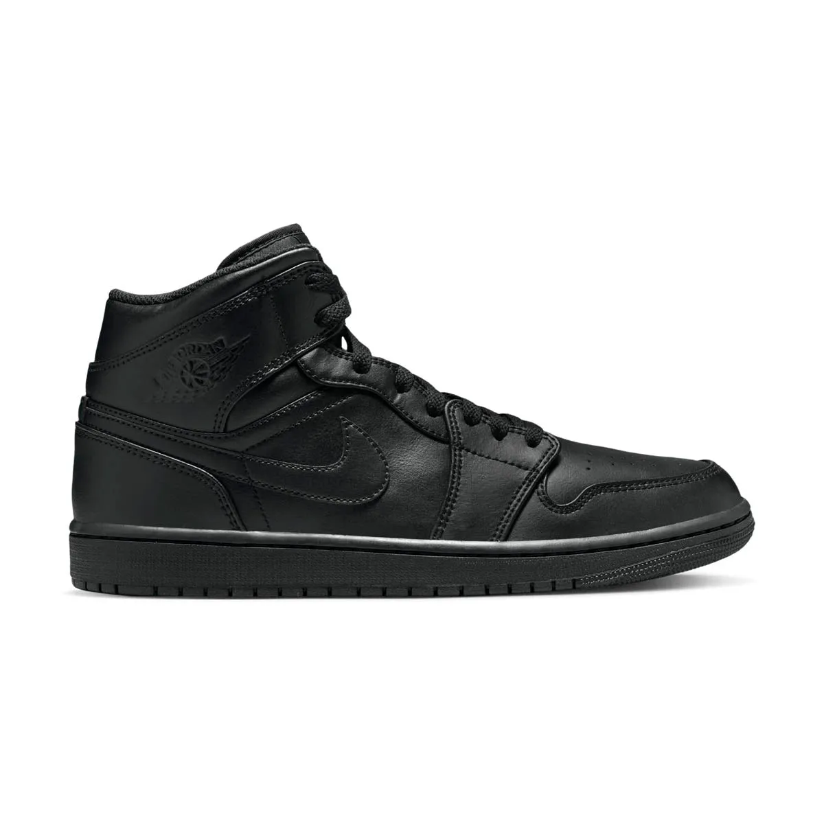 Air Jordan 1 Mid 'Triple Black' Men's Shoes