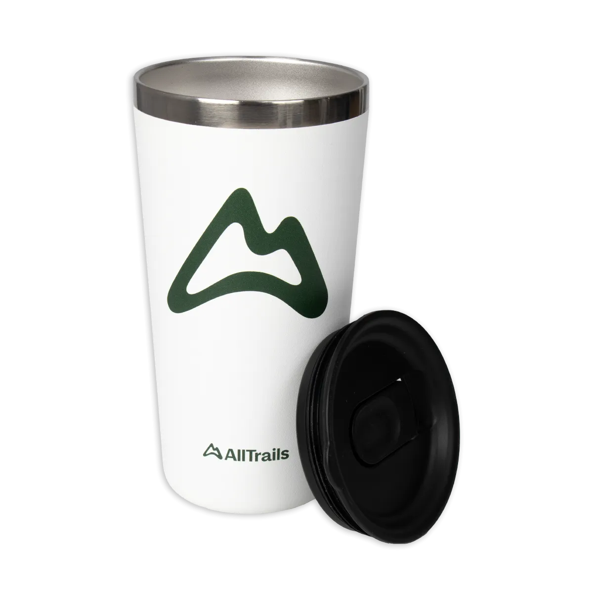 AllTrails × Hydro Flask 20 oz. Tumbler - White