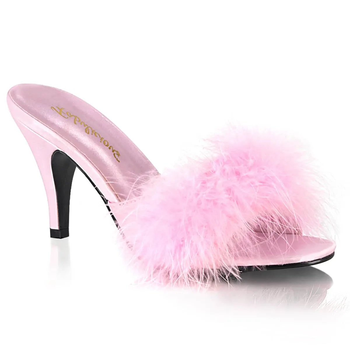 AMOUR-03 Fluffy Mule High Heels