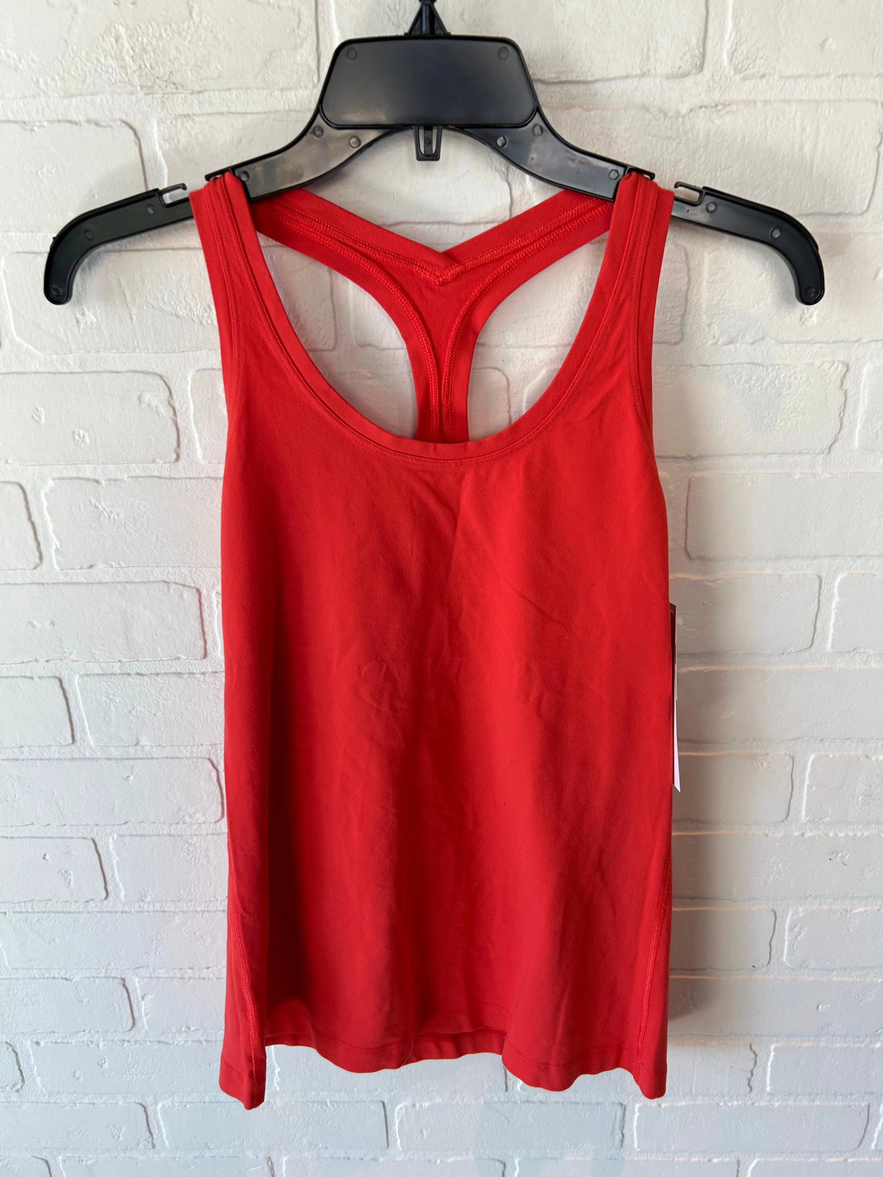 Athletic Tank Top By Lululemon In Orange, Size: M