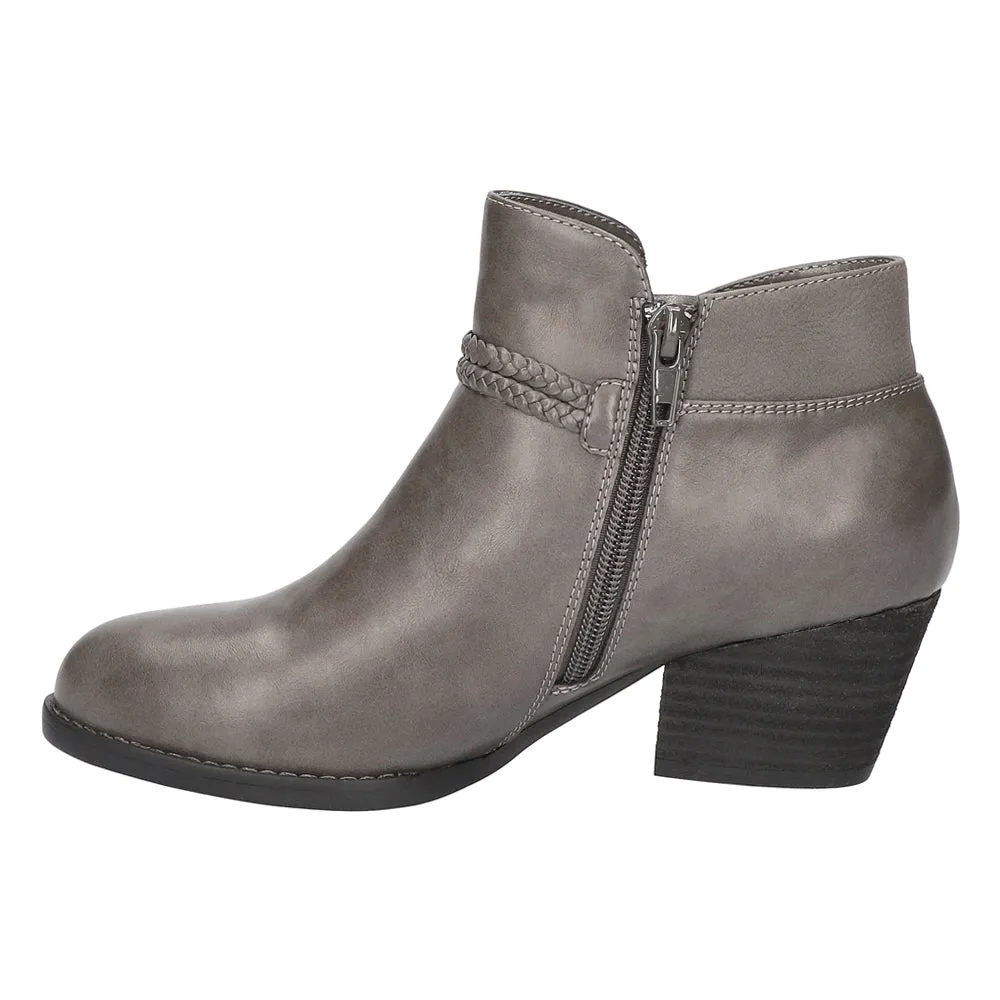 Audrina Round Toe Zippered Booties