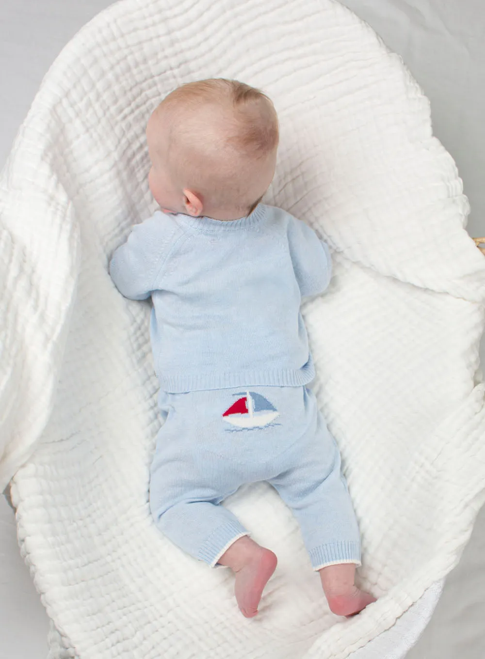 Baby Nicholas Sail Boat Leggings