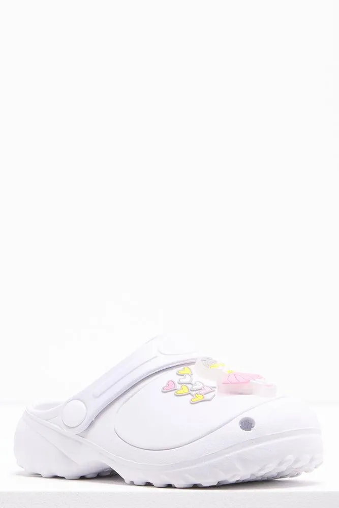 Ballerina Light Up Clog White