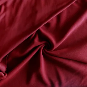 Barn Red Polartec Powerstretch Fleece Knit Fabric