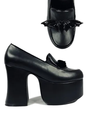 Black Banshee Heel 2" Platform Shoe