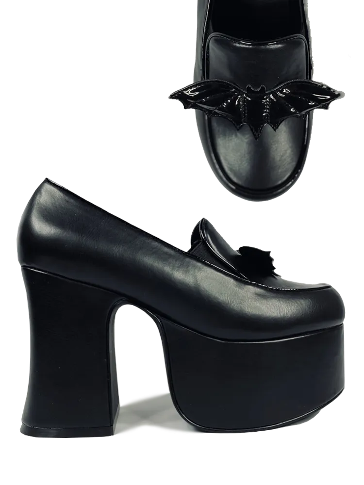 Black Banshee Heel 2" Platform Shoe