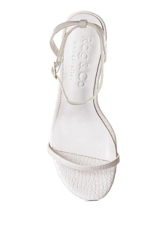 Blondes Croc High Heeled Sandal