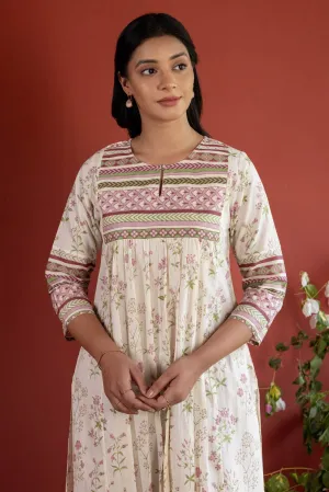 Botanical Gathered Kurta