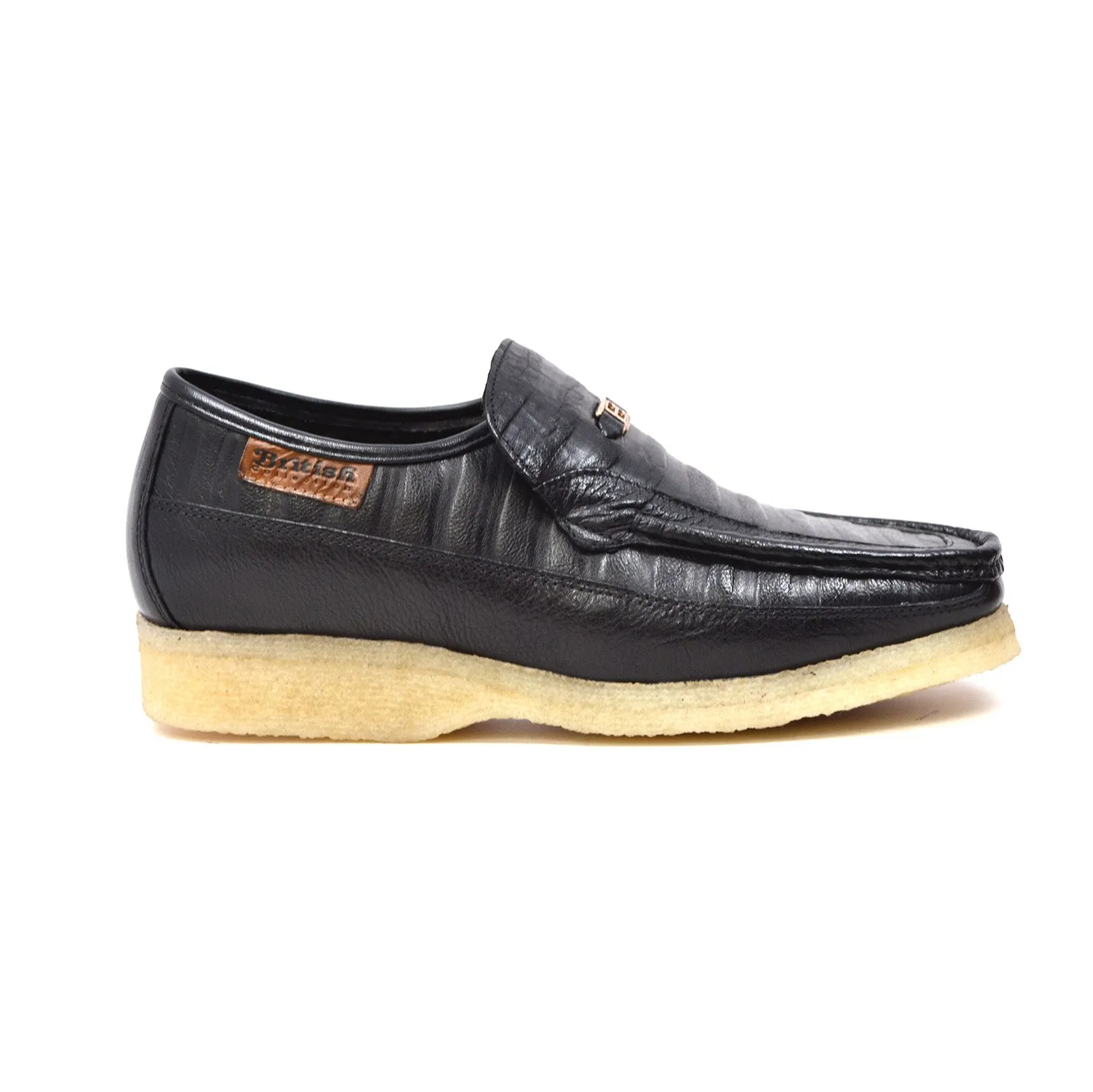 Brick Premium Imported Leather Slip-On Shoe with Ultimate Comfort and Style