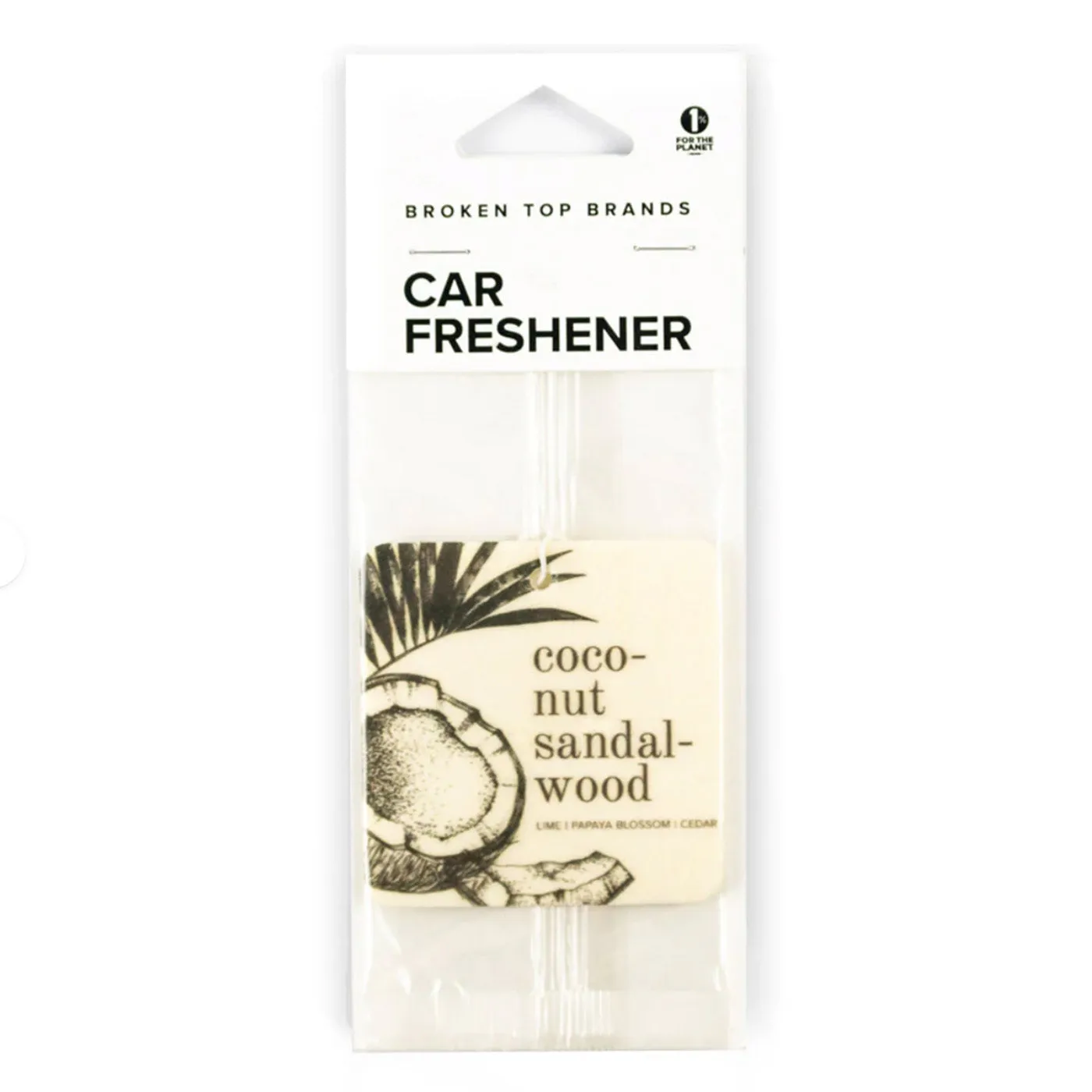 Broken Top Brand Car Fragrance / Coconut Sandalwood