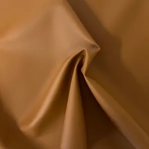 Camel Brown Soft Skin Faux Leather Vinyl Fabric