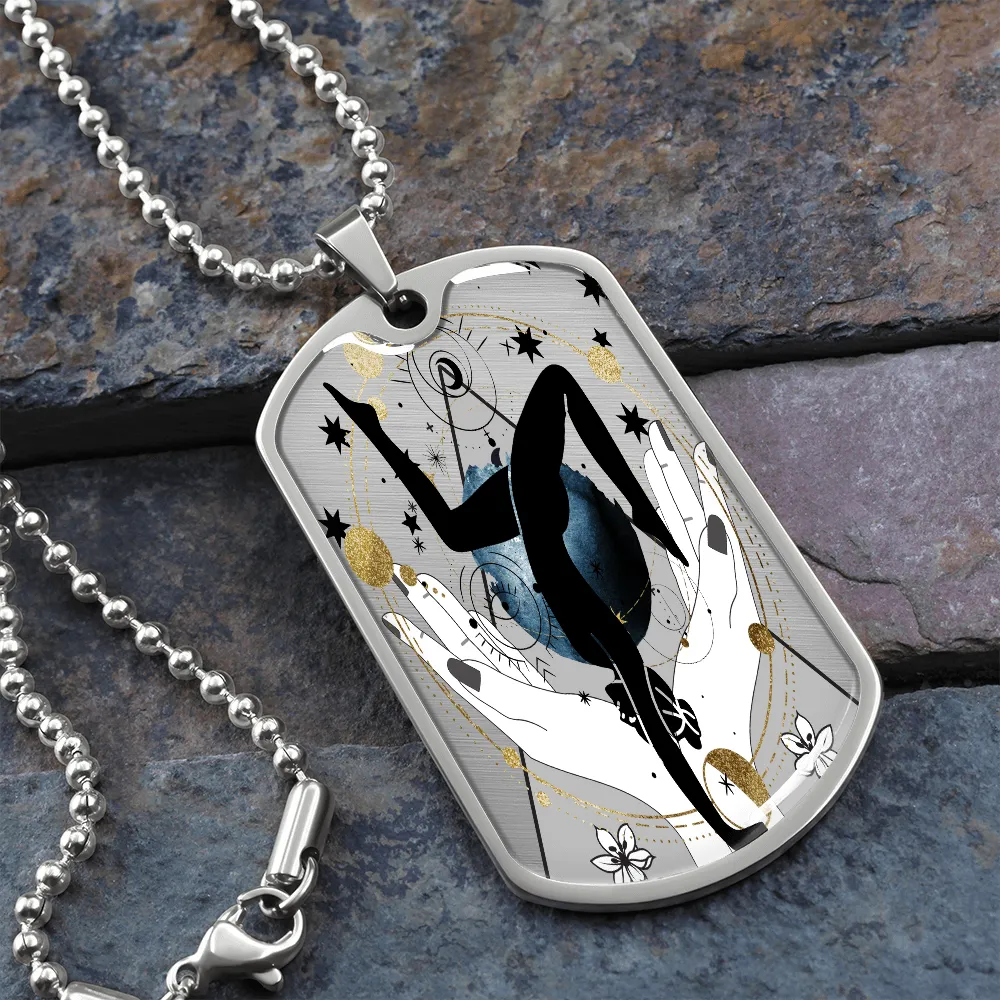 Celestial Balance Dog tag