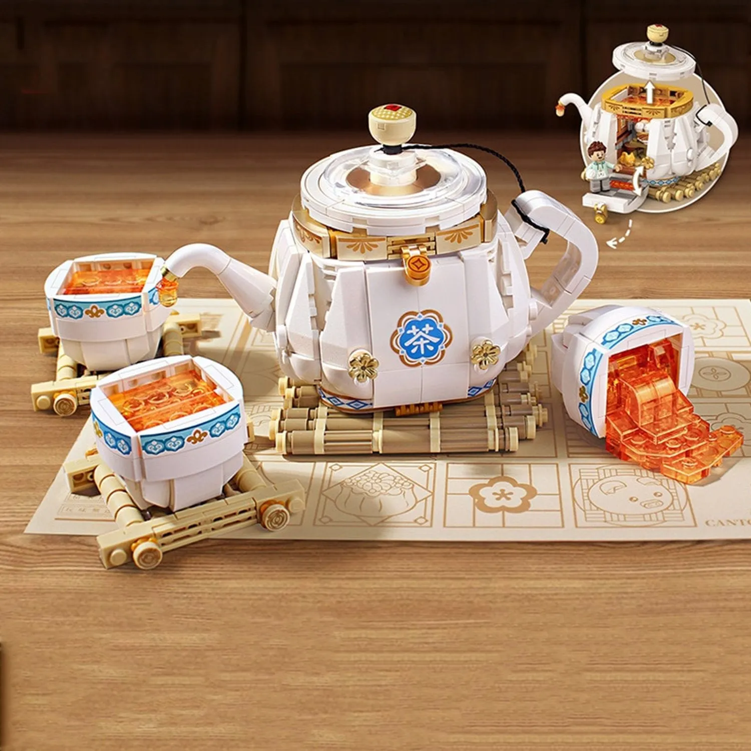 Chinese Dim Sum Nano Building Sets Collection | NEW