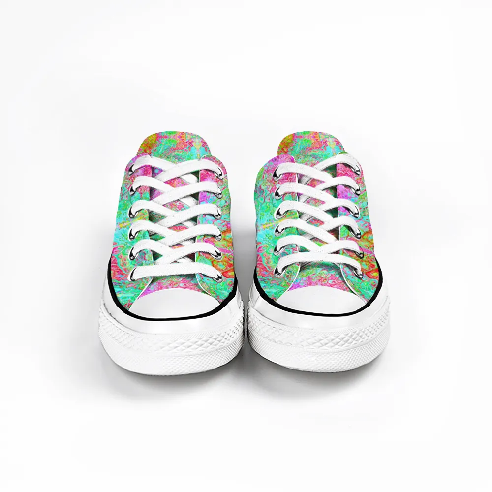 Colorful Collection - Classic Unisex Low Top Canvas Sneakers