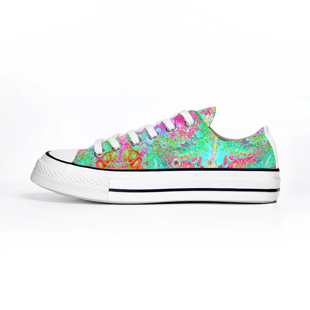 Colorful Collection - Classic Unisex Low Top Canvas Sneakers