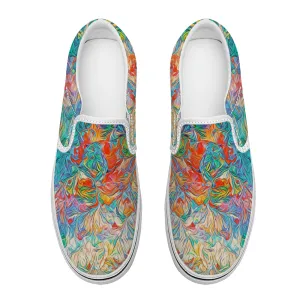 Colorful Collection - Unisex Slip-On Canvas Sneakers