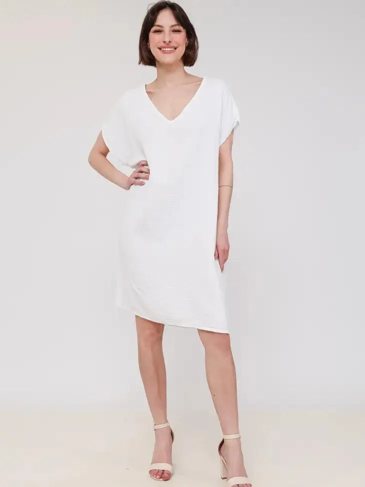 Cotton Gauze T-shirt Dress