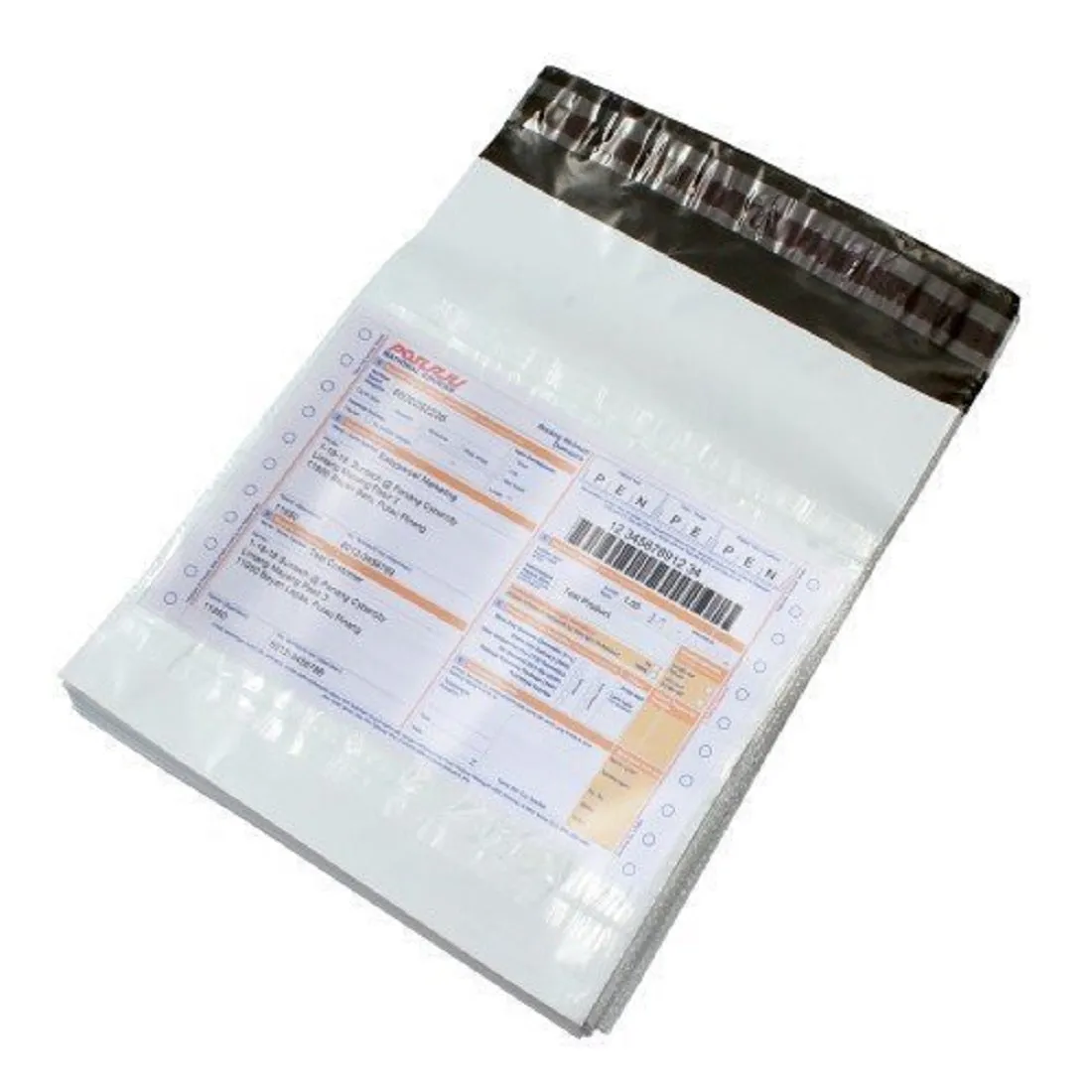 Courier Bags/Envelopes/Pouches/Cover 12X18 inches  2inch Flap  Pack of 100 Tamper Proof Plastic Polybags for Shipping/Packing (With POD)