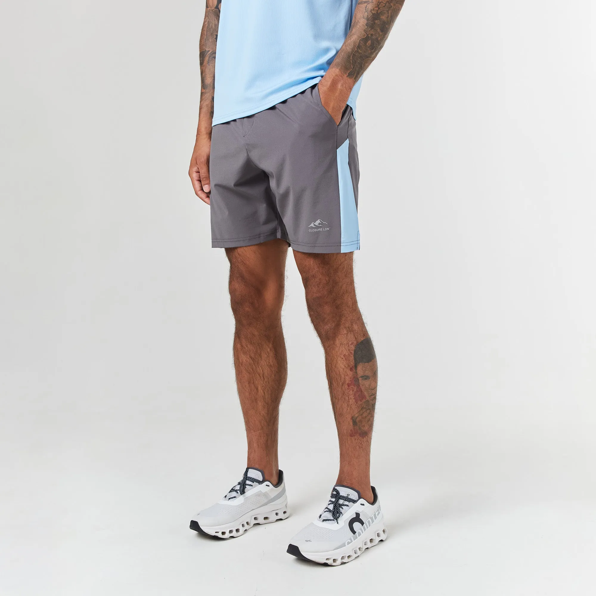 Cut & Sew Training Twinset | Light Blue