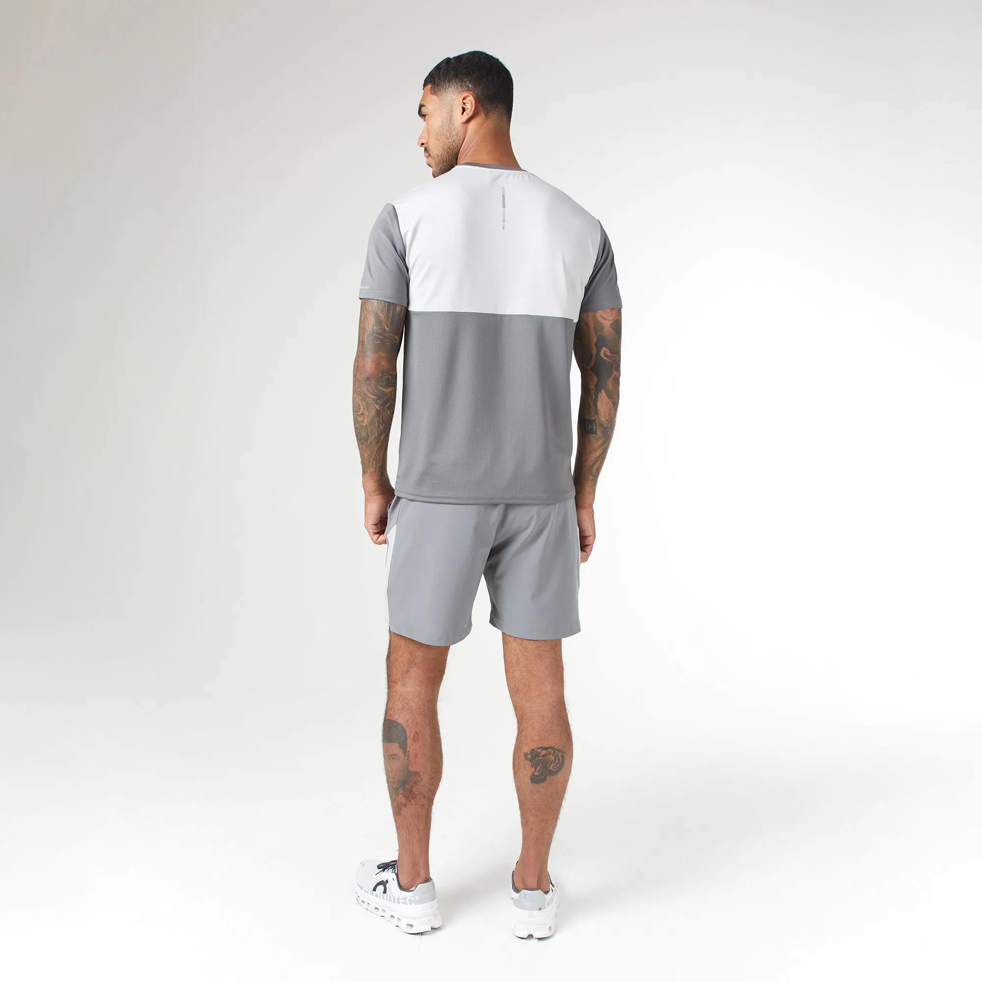 Cut & Sew Training Twinset | Mid Grey