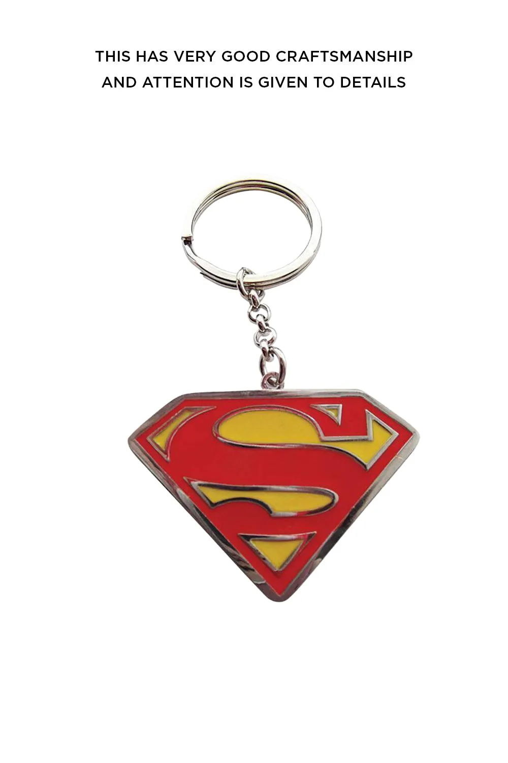 DC Superman Logo key ring