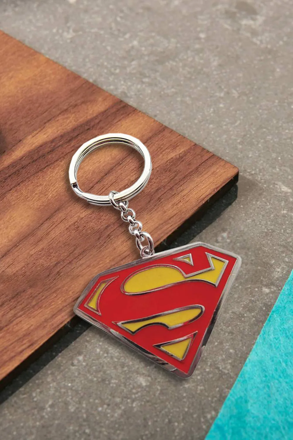 DC Superman Logo key ring