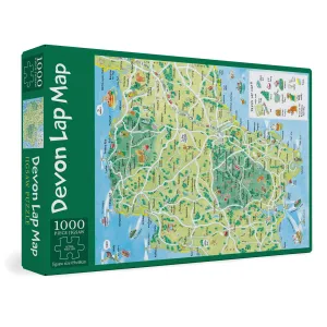 Devon Lap Map 1,000 Piece Deluxe Jigsaw