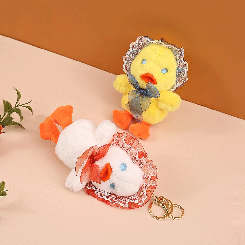 Duckling Doll Plush Soft-Toy Keychain.