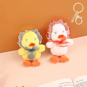 Duckling Doll Plush Soft-Toy Keychain.