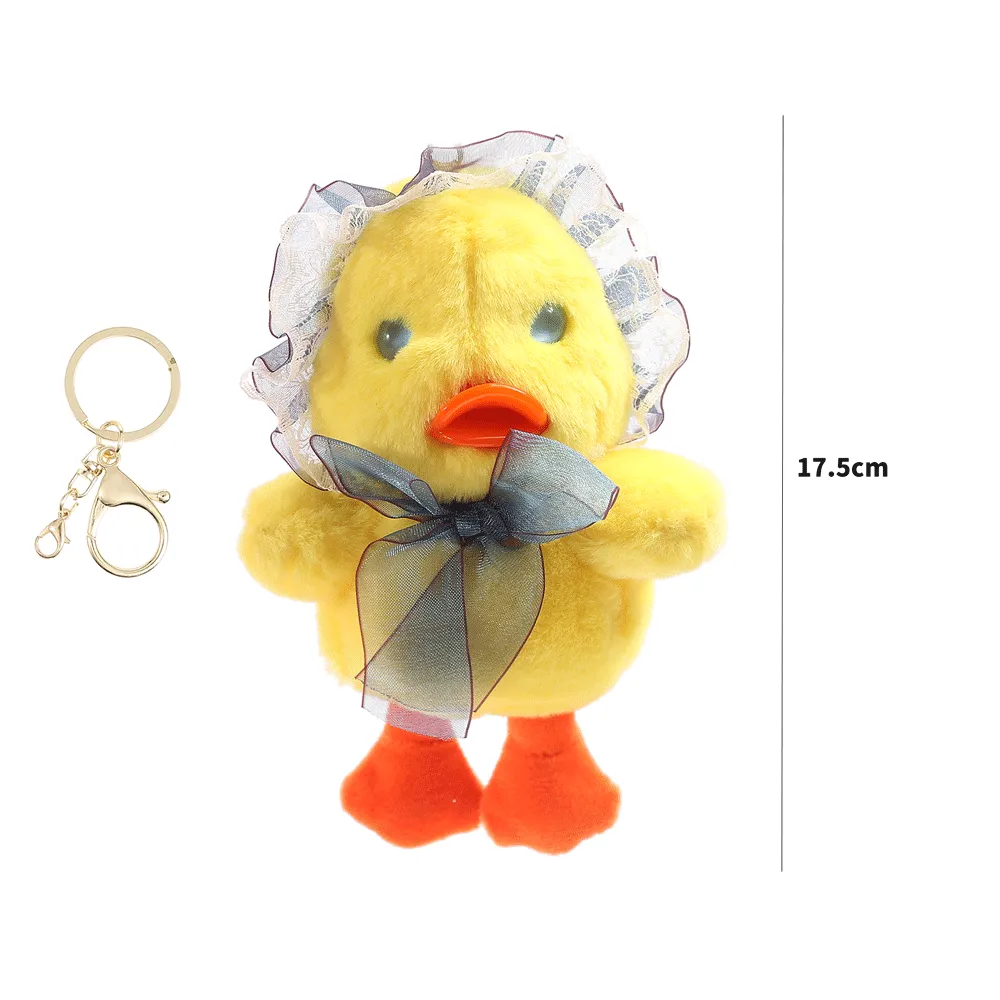 Duckling Doll Plush Soft-Toy Keychain.