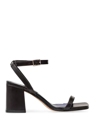 Essential Block Heel Black Sandal