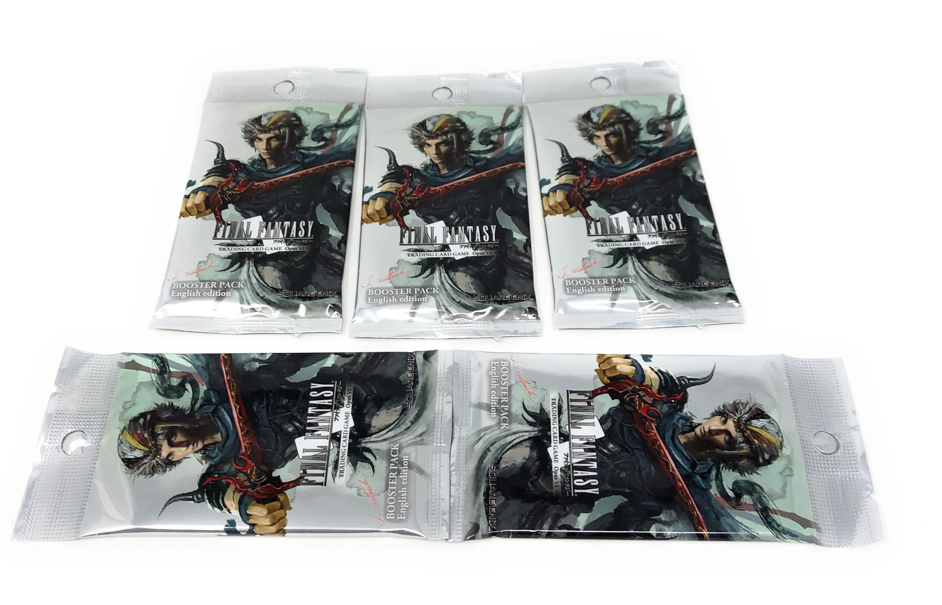 Final Fantasy Opus 6 Trading Card Game 5 Booster Packs