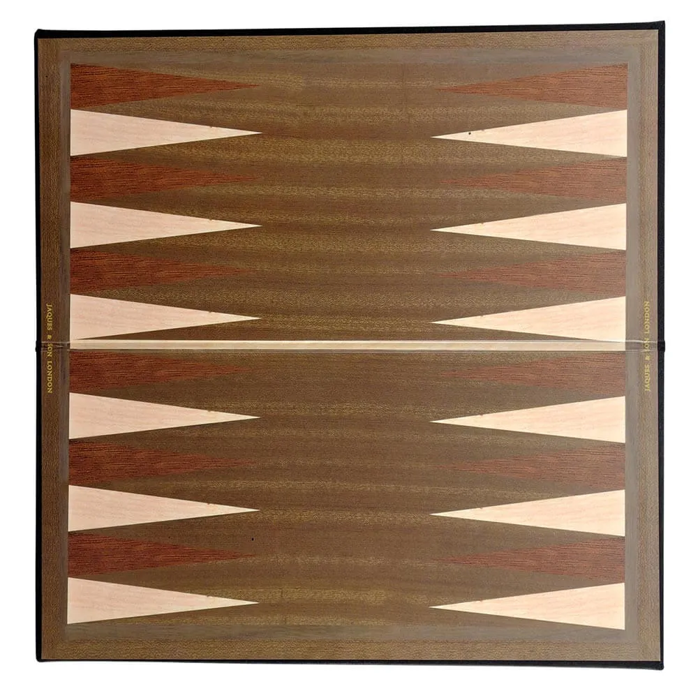 Folding Backgammon Board - 15" Board & Playing Pieces