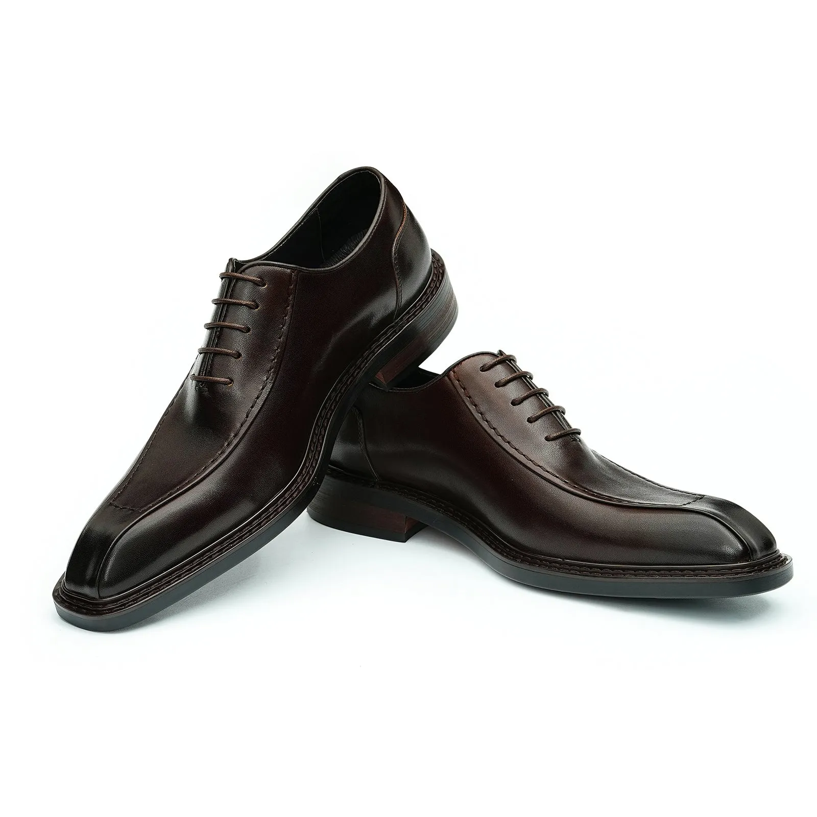 Formal leather oxford shoes for men