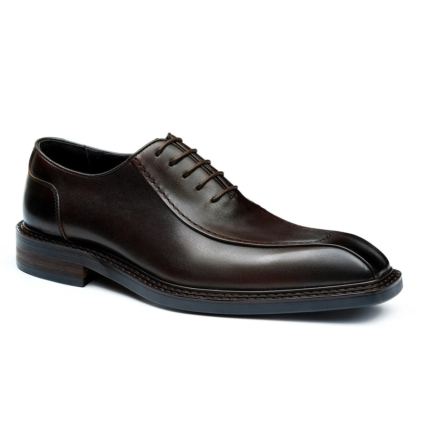 Formal leather oxford shoes for men