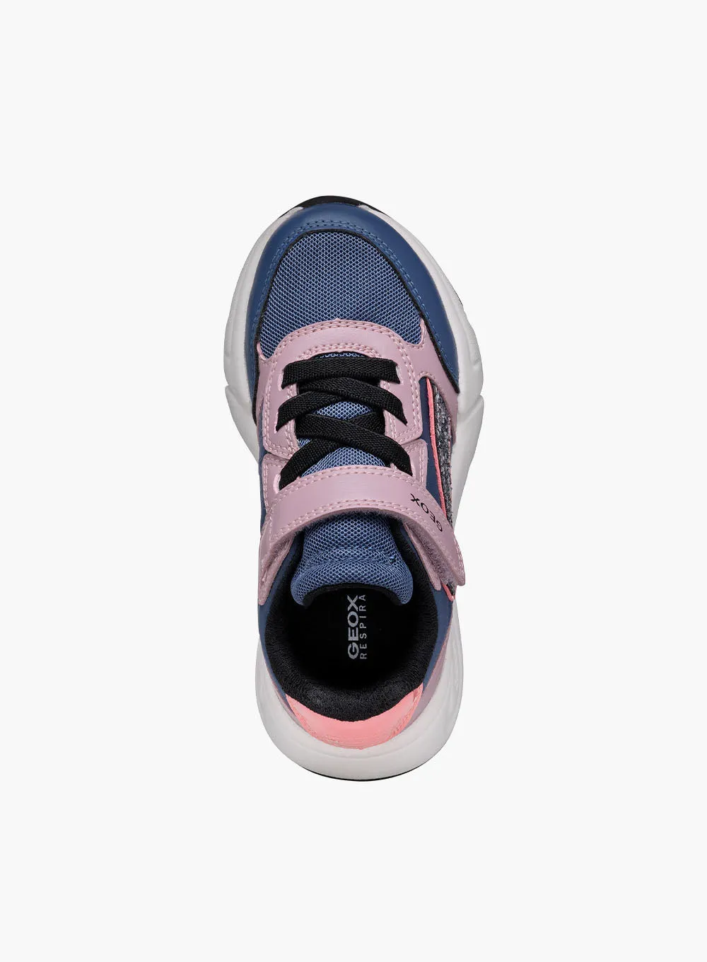 Geox Jr Loftus Trainers in Avio/Dark Rose