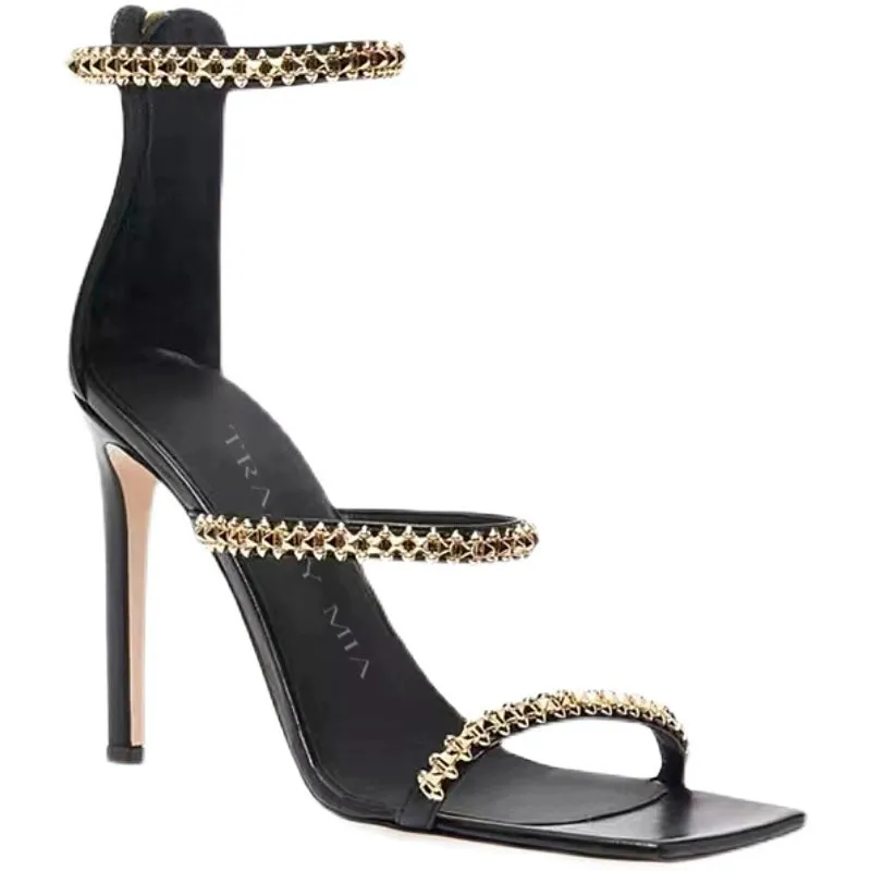 Gold Socialite Sandals