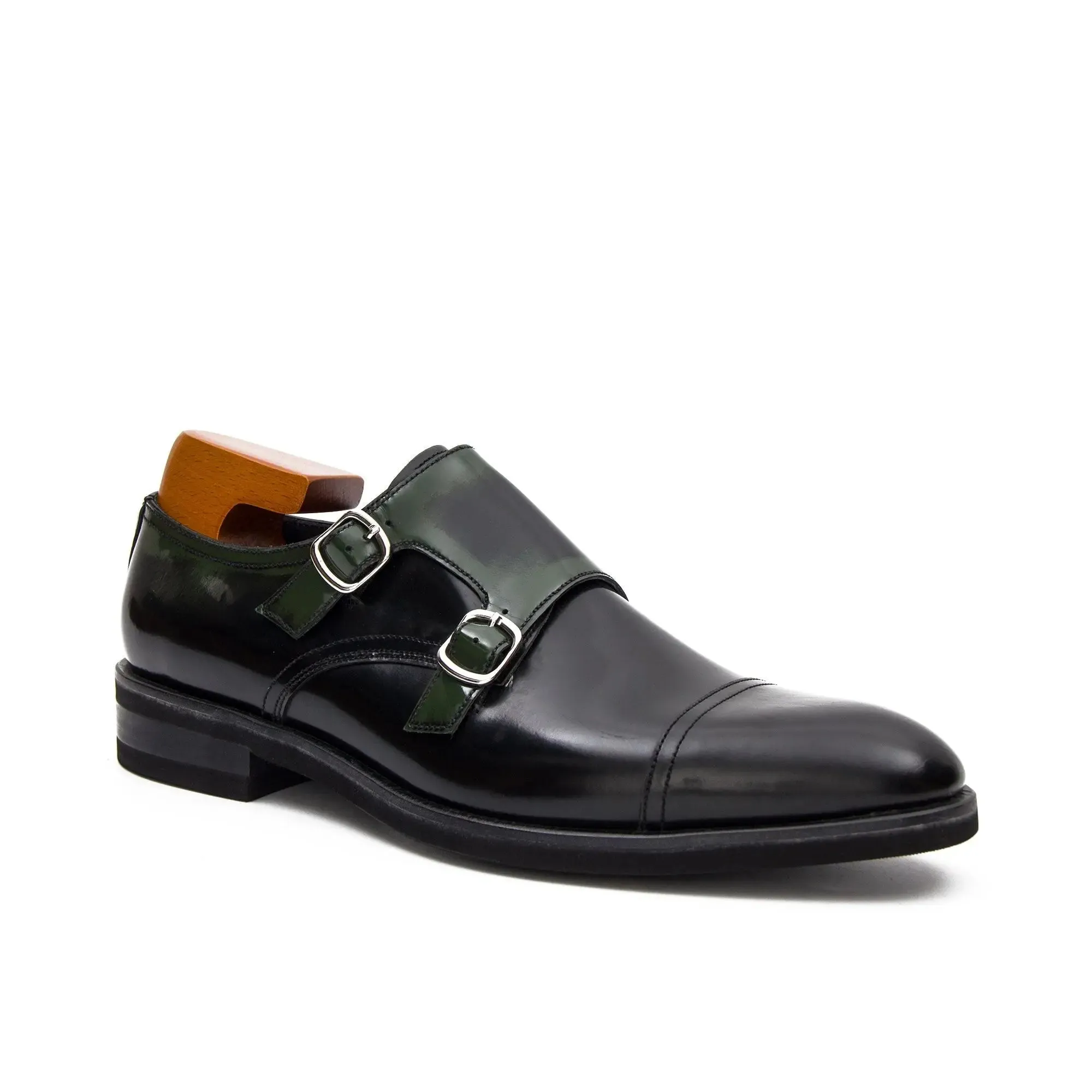 Goodyear Premium Double Monk Strap Shoes