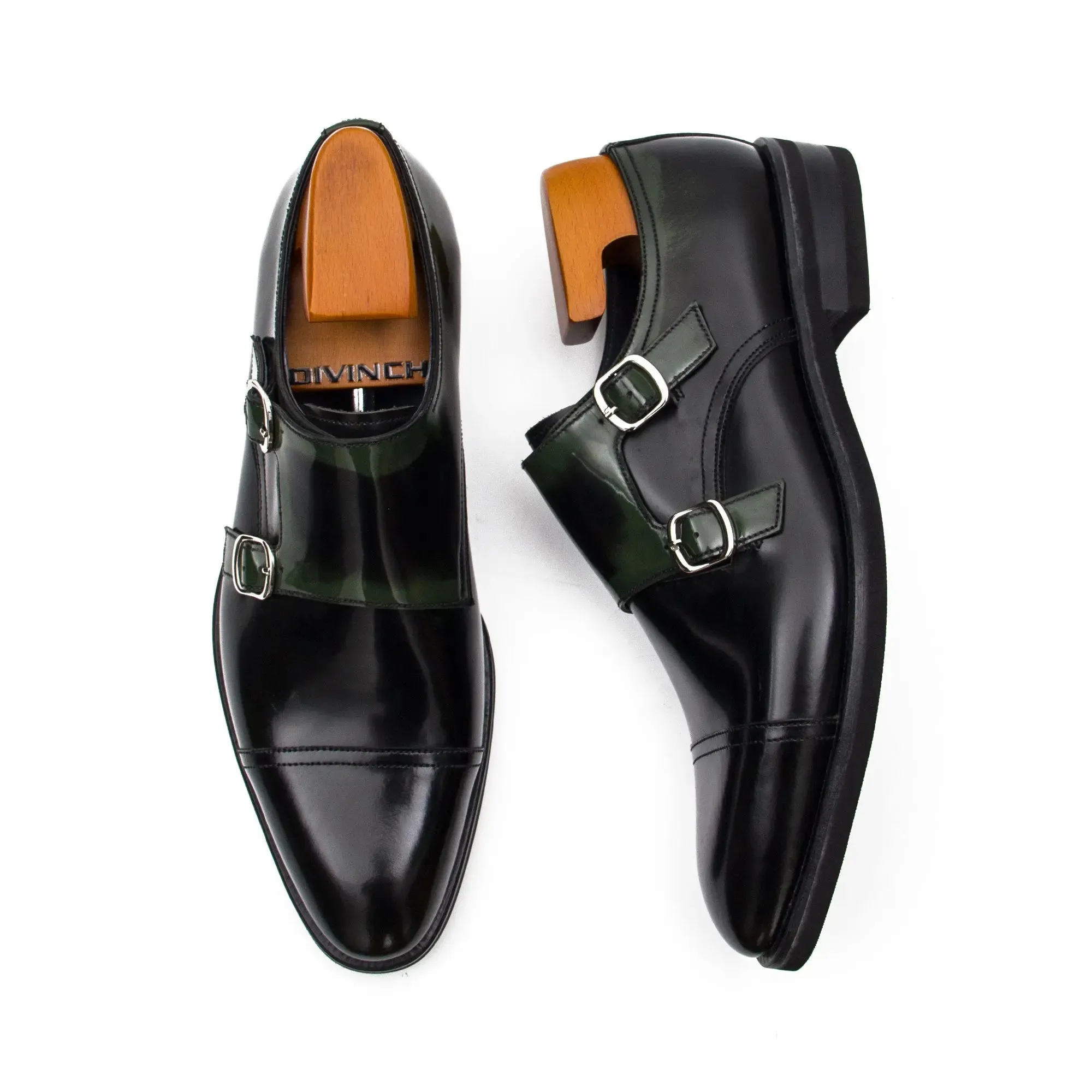 Goodyear Premium Double Monk Strap Shoes