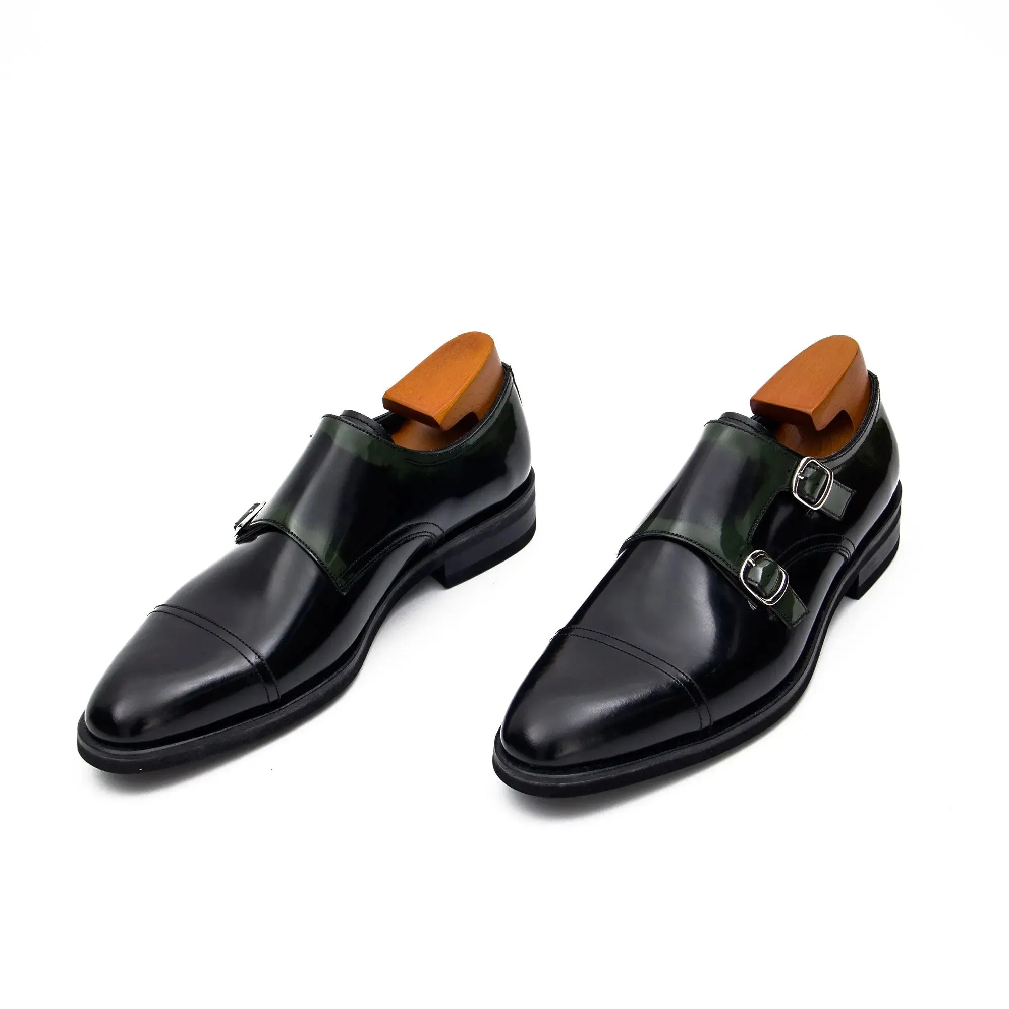 Goodyear Premium Double Monk Strap Shoes