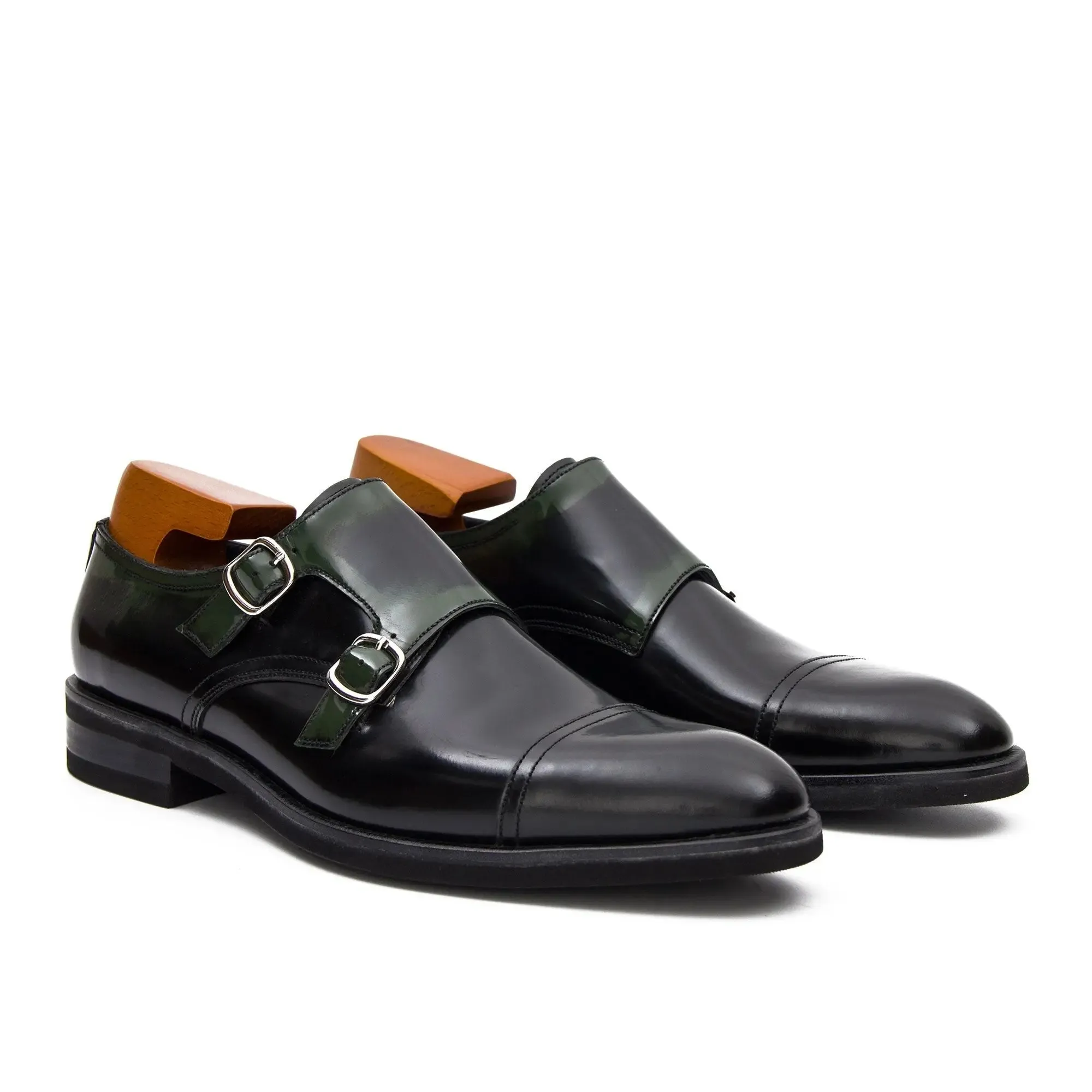 Goodyear Premium Double Monk Strap Shoes